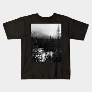 McDonald Falls, Glacier N.P. Kids T-Shirt